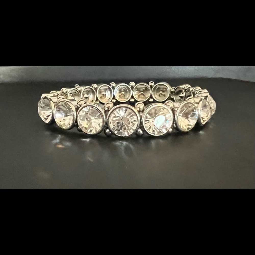 Faux diamond bracelet